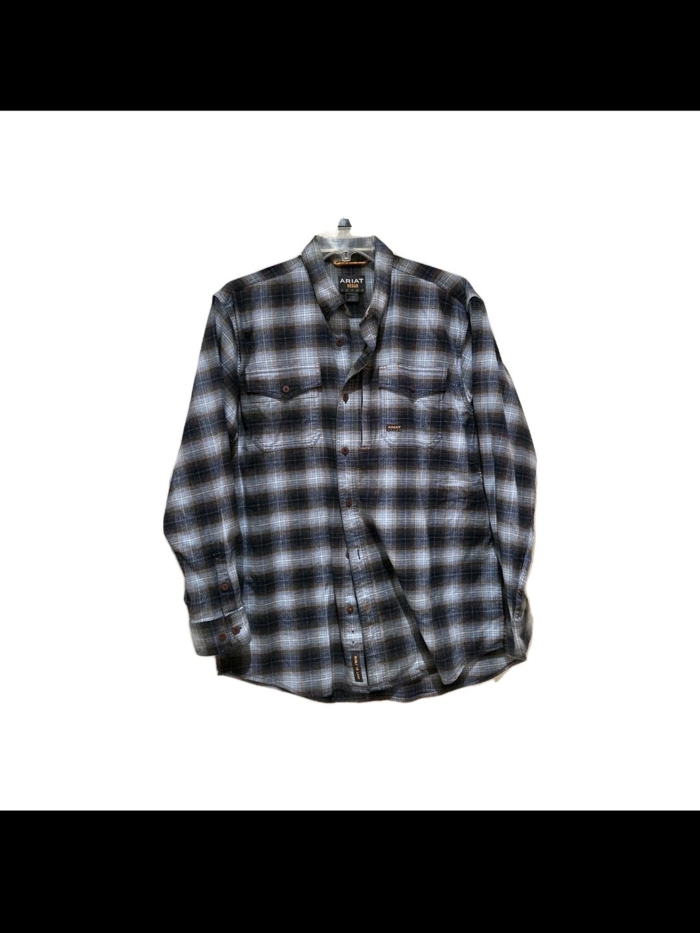 Ariat Men’s Rebar Plaid Button-Down Shirt
